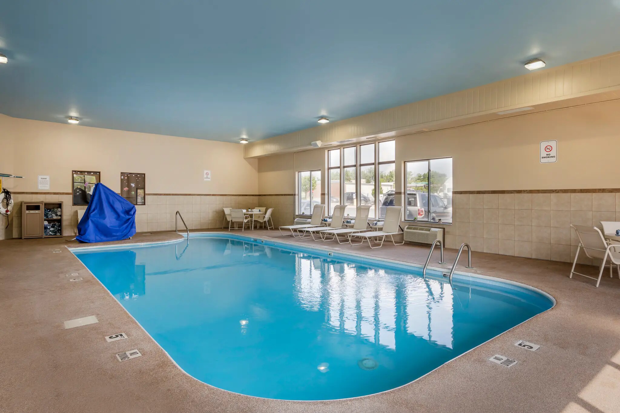 Indoor heated pool, open year-round